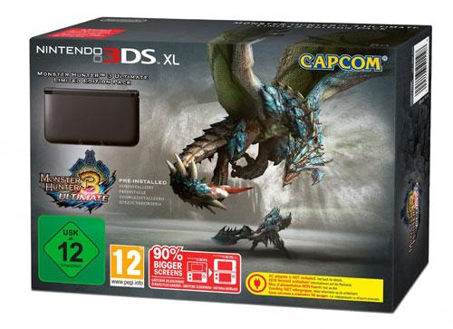 Console Nintendo 3DS XL - noire + Monster Hunter Ultimate